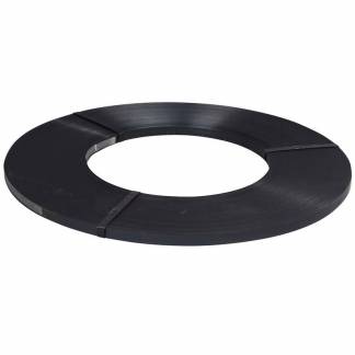 Strapb&aring;nd, St&aring;l, Enkelt spolet, 16.00 x 0.500 mm x 400.00 m kernediameter: 300 mm brudstyrke Modstandsdygtig over for 660 k sort, rullev&aelig;gt: 25.00 kg palle a 24 ruller, palle a 24 ruller