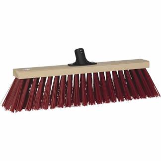 Fejekost, Vikan, Broom wood w/socket r&oslash;d/tr&aelig; 530mm
