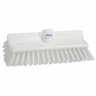 B&oslash;rster og koste, Vikan High-low brush medium, hvid 150mmx265mm x 100mm