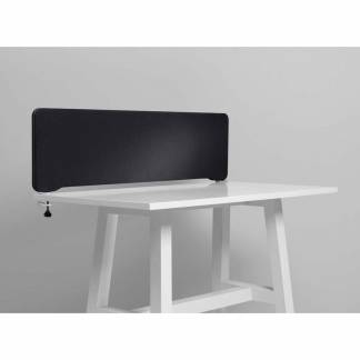 Sk&aelig;rmv&aelig;g, Lintex Edge, sort, 1600x400mm