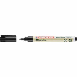 Marker, Edding Ecoline, 25, 1,0MM Rund spids, sort, 701045001