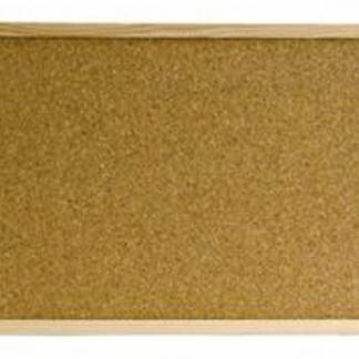 Opslagstavle, BNT Bnt/Office, brun, 400 x600, med tr&aelig;ramme