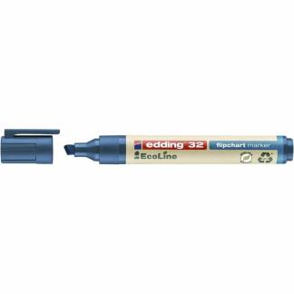 Marker, Edding Ecoline, 32, 1-5MM Skr&aring; spids, bl&aring;, 706012003