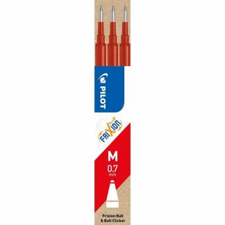 Refill, Pilot Frixion, CLICKER, 0,7MM r&oslash;d