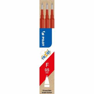 Refill, Pilot Frixion, CLICKER, 0,5MM r&oslash;d, 422843