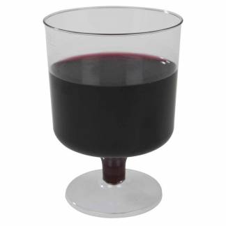 Drikkeb&aelig;ger Plast, 0.200 l, PS transparent, Spr&oslash;jtest&oslash;bt R&oslash;dvin pose a 10 stk, F&oslash;devaregodkendt