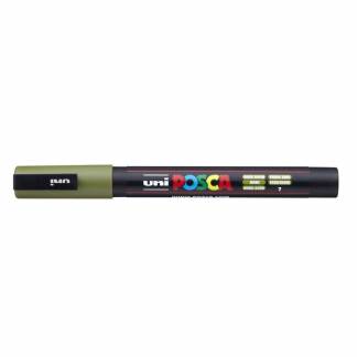 Paintmarker, Uni Posca, PC-3M, 0,9-1,3MM Rund spids, gr&oslash;n, 40150107