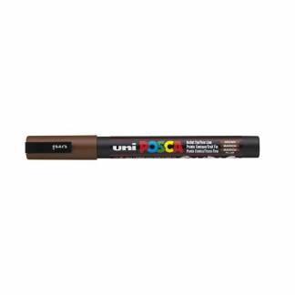 Paintmarker, Uni Posca, PC-3M, 0,9-1,3MM Rund spids, brun, 40150145