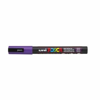 Paintmarker, Uni Posca, PC-3M, 0,9-1,3MM Rund spids, voilet, 40150155