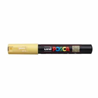 Paintmarker, Uni Posca, PC-1M, 0,7MM Rund spids, gul, permanent