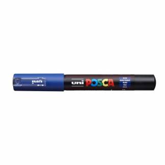 Paintmarker, Uni Posca, PC-1M, 0,7MM Rund spids, bl&aring;, 40150041