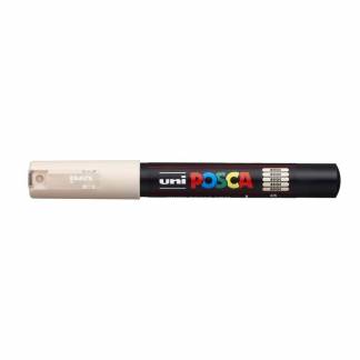 Paintmarker, Uni Posca, PC-1M, 0,7MM Rund spids, beige, 40150088