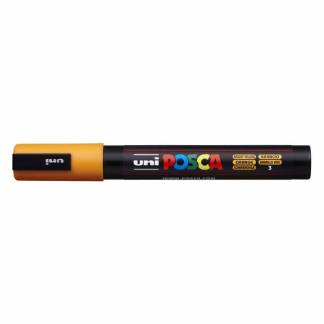 Paintmarker, Uni Posca, PC-5M, 1,8-2,5MM Rund spids, gul, 40150324
