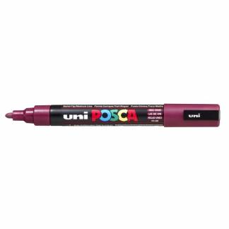 Paintmarker, Uni Posca, PC-5M, 1,8-2,5MM Rund spids, r&oslash;d, 40150350