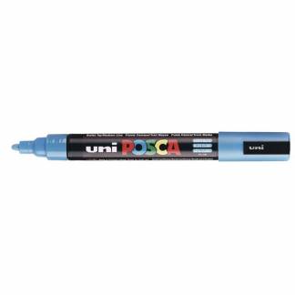 Paintmarker, Uni Posca, PC-5M, 1,8-2,5MM Rund spids, bl&aring;, 40150357