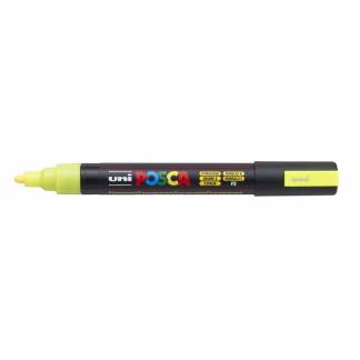 Paintmarker, Uni Posca, PC-5M, 1,8-2,5MM Rund spids, gul, 401503724