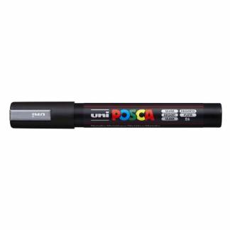 Paintmarker, Uni Posca, PC-5M, 1,8-2,5MM Rund spids, silver, 401503805
