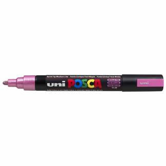 Paintmarker, Uni Posca, PC-5M, 1,8-2,5MM Rund spids, pink, permanent