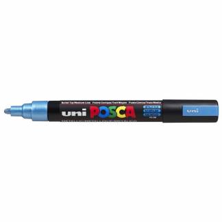 Paintmarker, Uni Posca, PC-5M, 1,8-2,5MM Rund spids, bl&aring;, 401503880