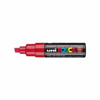 Paintmarker, Uni Posca, PC-8K, 8MM Rund spids, r&oslash;d, 40150540