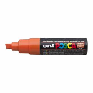 Paintmarker, Uni Posca, PC-8K, 8MM Rund spids, orange, 40150554