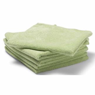 Mikrofiberklude, gr&oslash;n 400mmx400mm, pakke a 10 stk