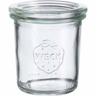 Sylteglas, Rund, &Oslash; 60, h&oslash;jde 69 Glass, transparent, pakke a 12 stk Weck F&oslash;devaregodkendt