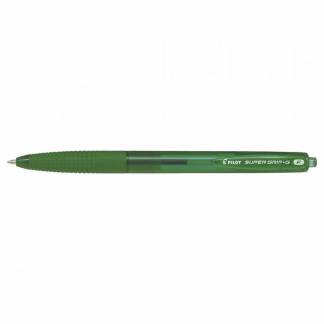 Kuglepen, Pilot Super grip G, F, 0,22MM gr&oslash;n, 524394