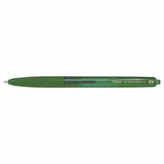 Kuglepen, Pilot Super grip G, M, 0,27MM gr&oslash;n, 524431