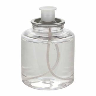 Lampeolie refill, Parafin, transparent 25 hours, karton a 72 stk, Vegtable oil