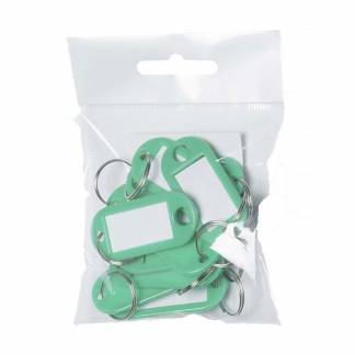 N&oslash;gleskilte, BNT, 50x23 etiketm&aring;l (LxB): 30x15mm, plastik, gr&oslash;n