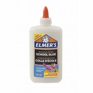 Skole lim, Elmer&acute;s 225ml, Hvid, Vaskbart, 225ml