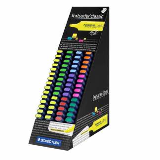 Tekstmarker, Staedtler Markers, 364 Skr&aring;, assorteret, 364CA60 batch a 60 stk