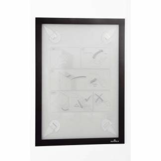 Magnetlomme, Durable Duraframe Wallpaper A4, sort kasse med 10 pakker