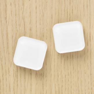 Magneter, Naga 25x25, hvid kasse a 6 pakker