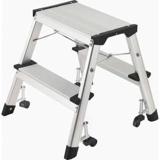 Trappestige, Twinco Twin, 2 trin mini aluminium/gr&aring;