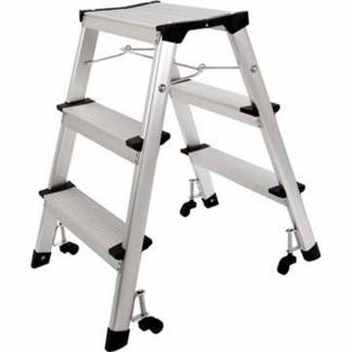 Trappestige, Twinco Twin, 3 trin mini aluminium/gr&aring;