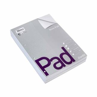 Standardblok, Bantex, Squared, A4, hvid 210x297mm, 60g/m2