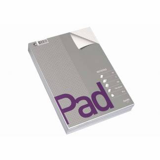 Standardblok, Bantex, Squared, A4, hvid 210x297mm, 60g/m2