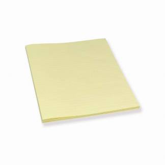 Konceptpapir, Bantex, linjeret, gul 80g/m2, pakke a 250 ark