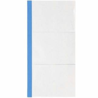 Telefonblok, Bantex, 3-section, hvid 120x240mm, 60g/m2