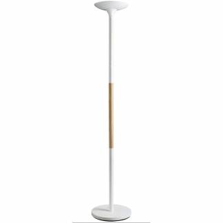 Unilux Pryska Uplight Lamp, White/Wood