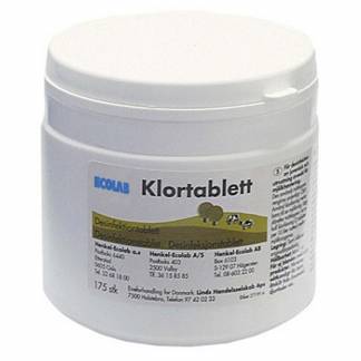 Desinfektion overflader, Ecolab ChlorineTABLET 175 pcs