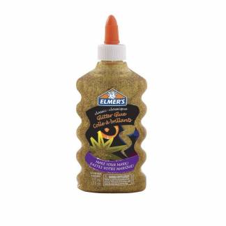 Skole lim, Elmer&acute;s 177ml, Glitter guld, 177ml