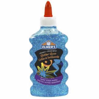 Skole lim, Elmer&acute;s 177ml, Glitter bl&aring;, 177ml