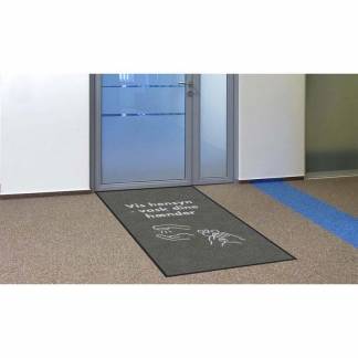 Entrem&aring;tte, Matting, 1150x2000 Vask dine h&aelig;nder, gr&aring;