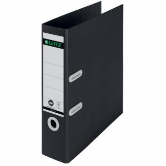 Brevordner, Leitz Recycle sort, 75mm, 210x297mm, antal ringe: 2 Paper/plastic/metal, FSC Mix 70%
