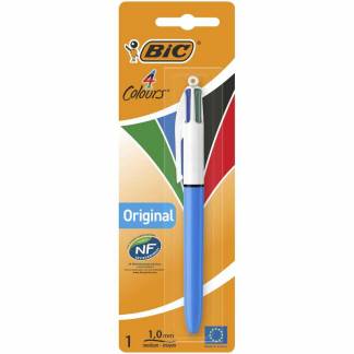 Kuglepen, Bic, 4C COLOR MEDIUM, 0,4MM assorteret, 802077