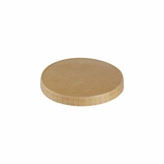 L&aring;g t/dressingb&aelig;ger, Rund, &Oslash; 90 h&oslash;jde 10 Kraft, brun, 5-8 oz delicup pakke a 50 stk F&oslash;devaregodkendt