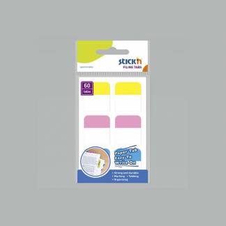 Notes, BNT Stick&acute;n, 6 farver,28x25mm assorteret pakke a 60 stk